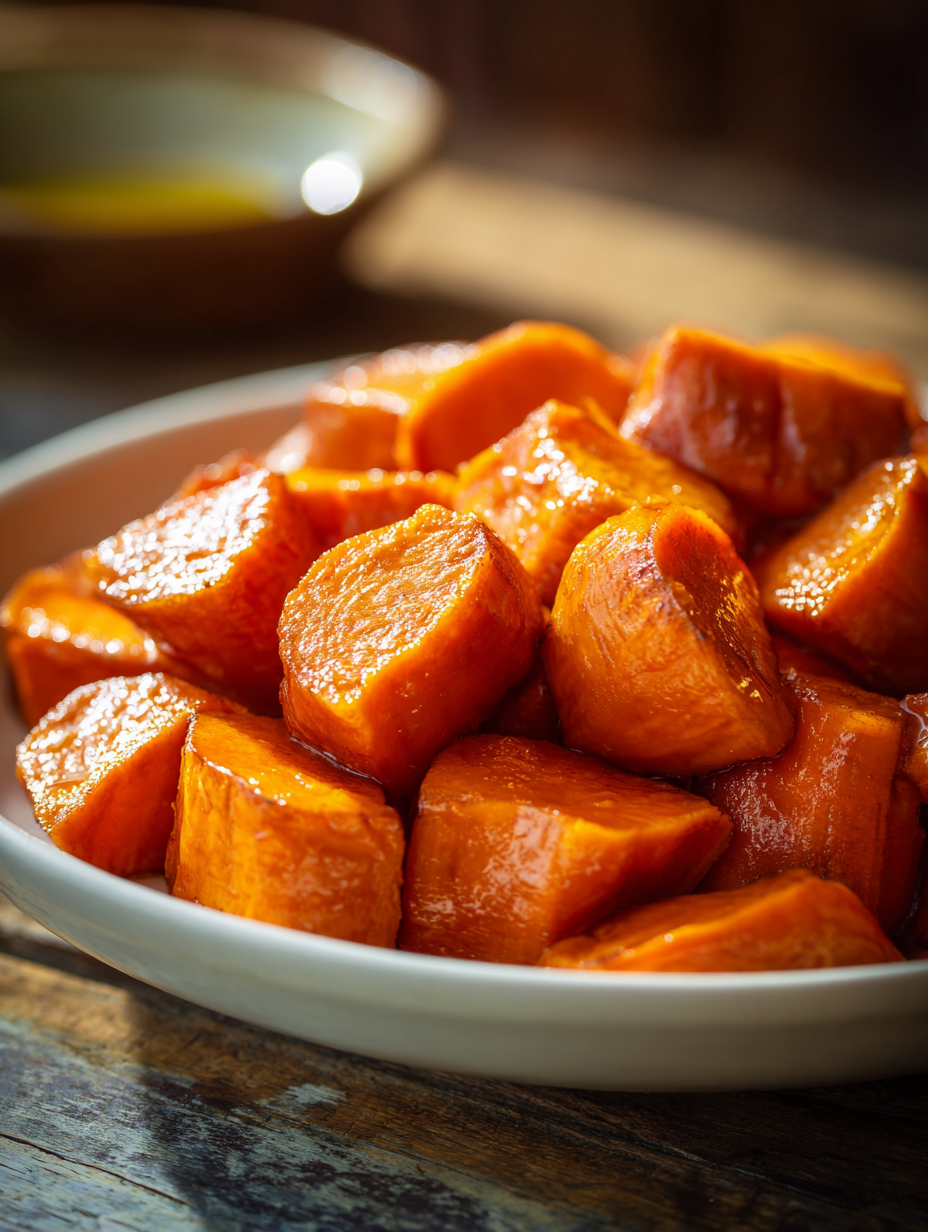 Sweet Honey Glazed Candied Yams 🍠🍯 - Featured Image