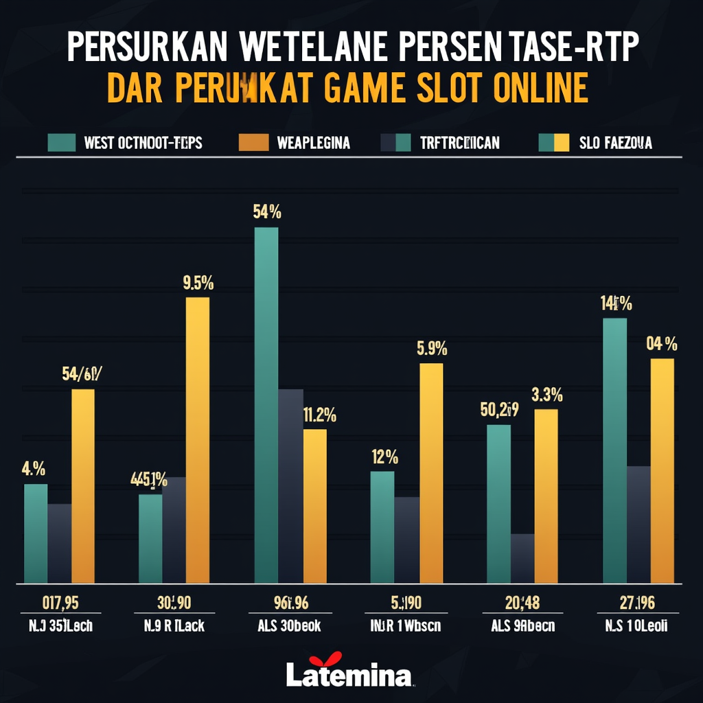Grafik batang persentase RTP slot