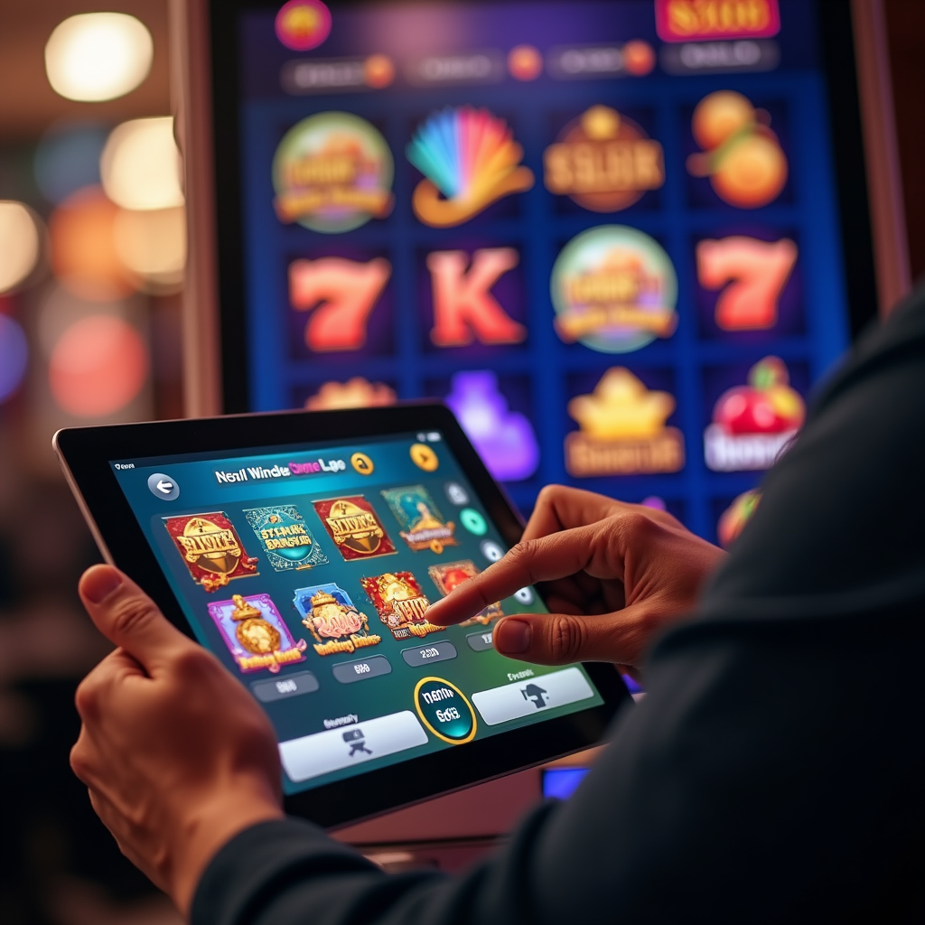 Pemain mengelola anggaran slot