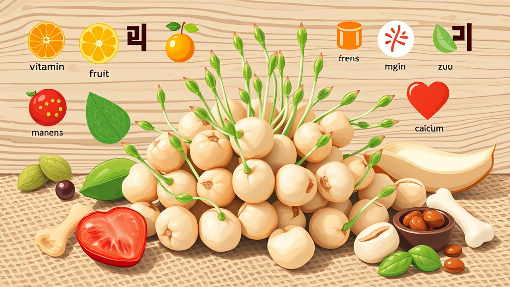 새싹땅콩의 주요 영양 성분