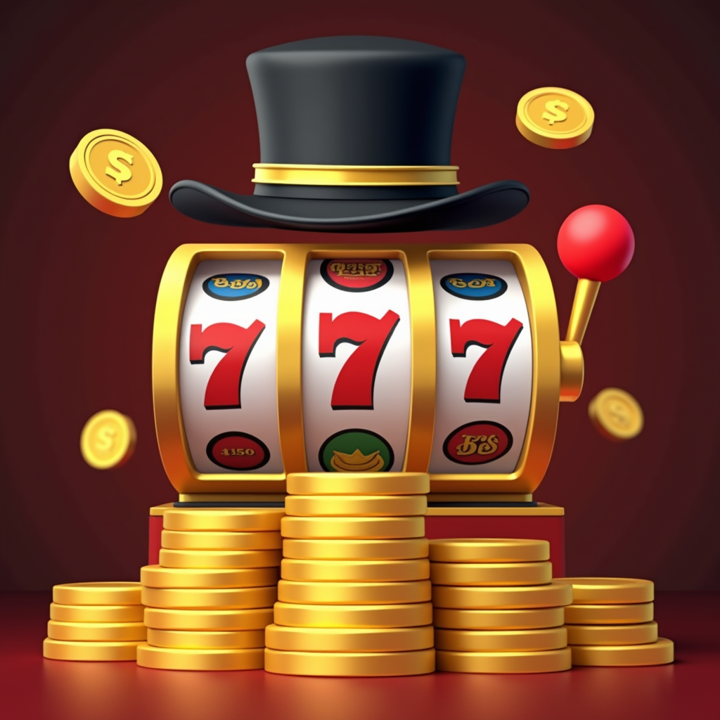 Pemain slot antusias melihat layar dengan simbol jackpot