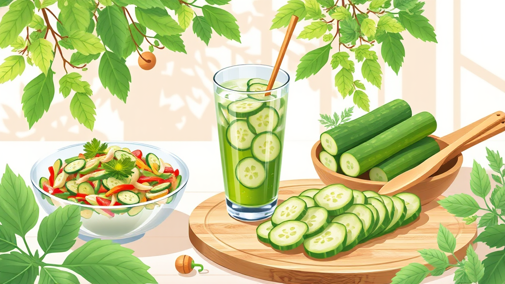 오이의 칼로리 및 다이어트 효과