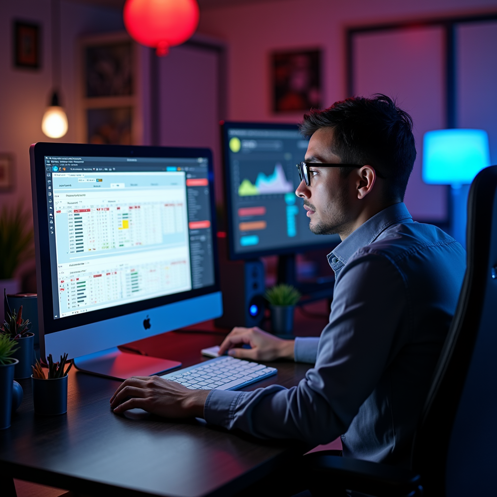 Pemain Togel menganalisis data