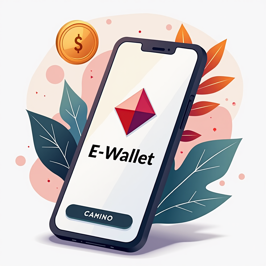 Ikon kecepatan, keamanan, dan smartphone dengan e-wallet