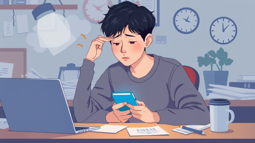 스마트폰 사용 시 건강 문제
