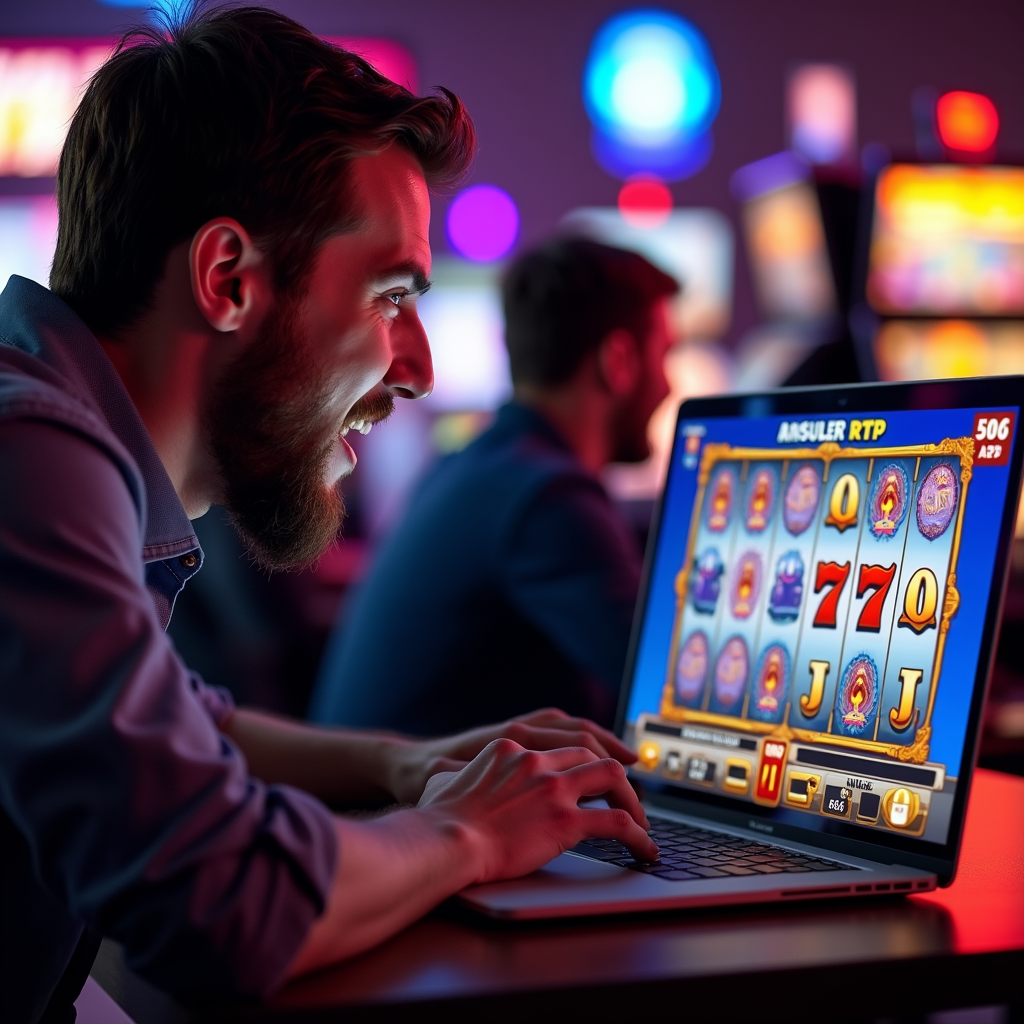 Pemain menganalisis game slot gacor dengan RTP tinggi untuk strategi maxwin