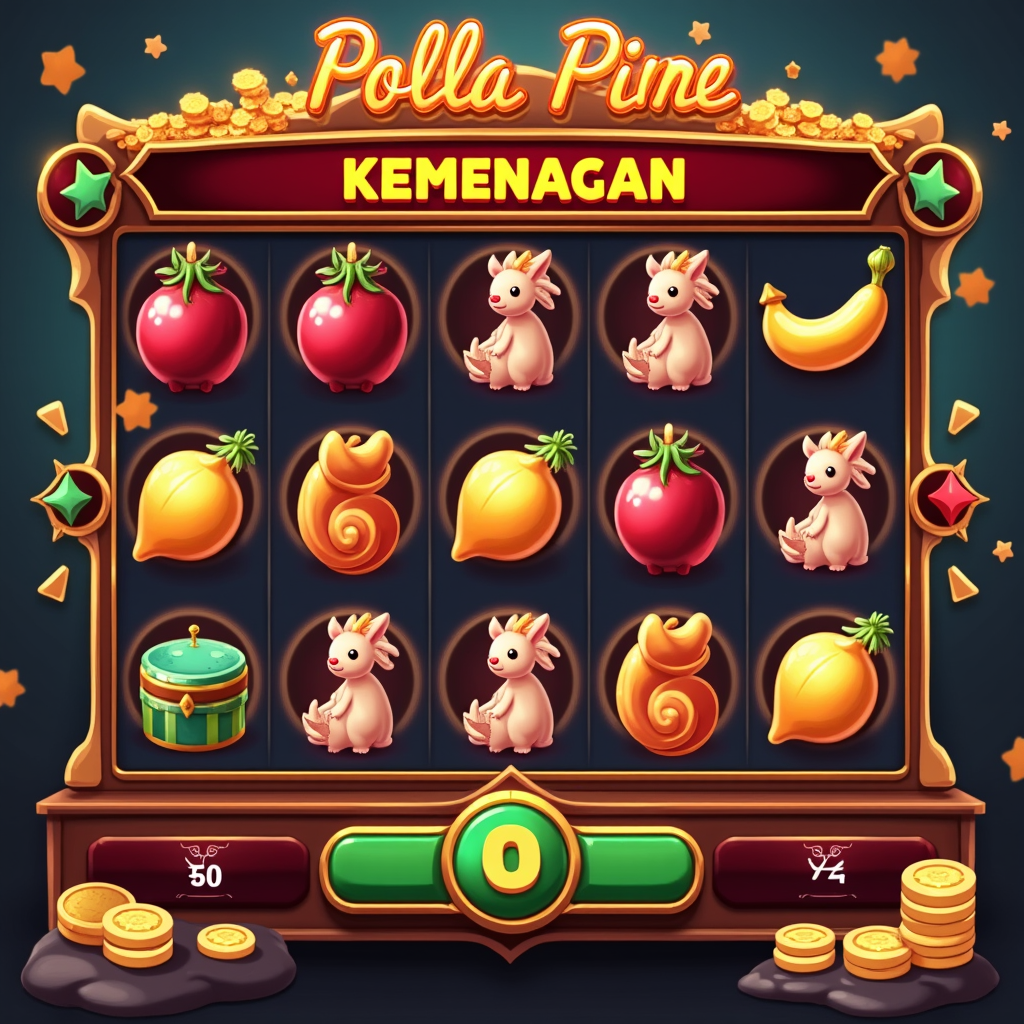 Visualisasi pola kemenangan slot online