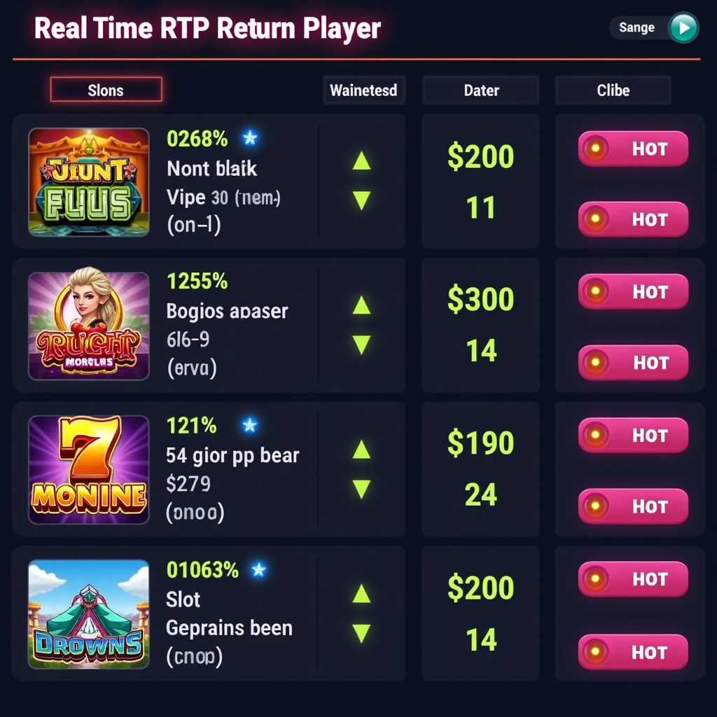 RTP Live Slot Akurat Hari Ini