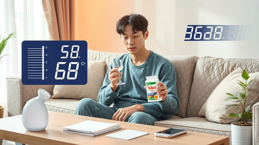 해열을 위한 타이레놀 복용 시기