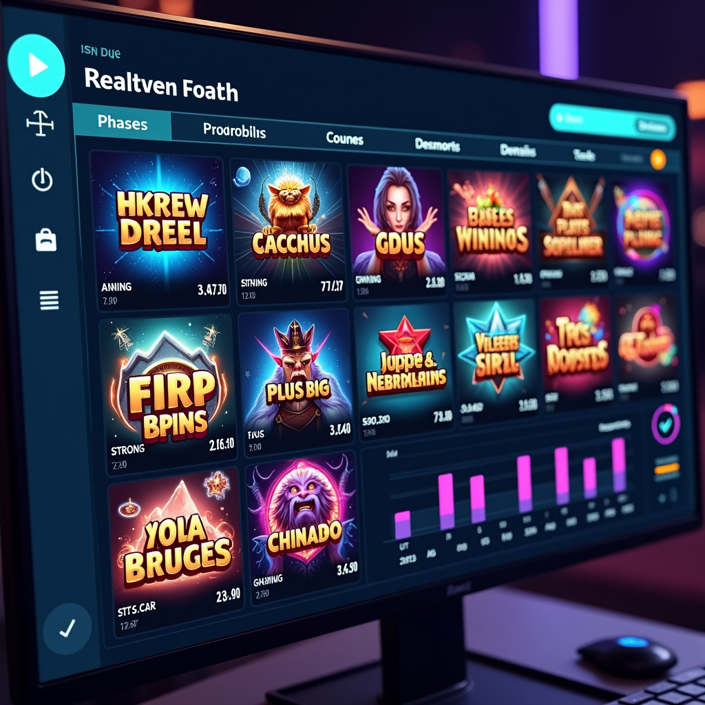 Dashboard menampilkan RTP live berbagai slot online
