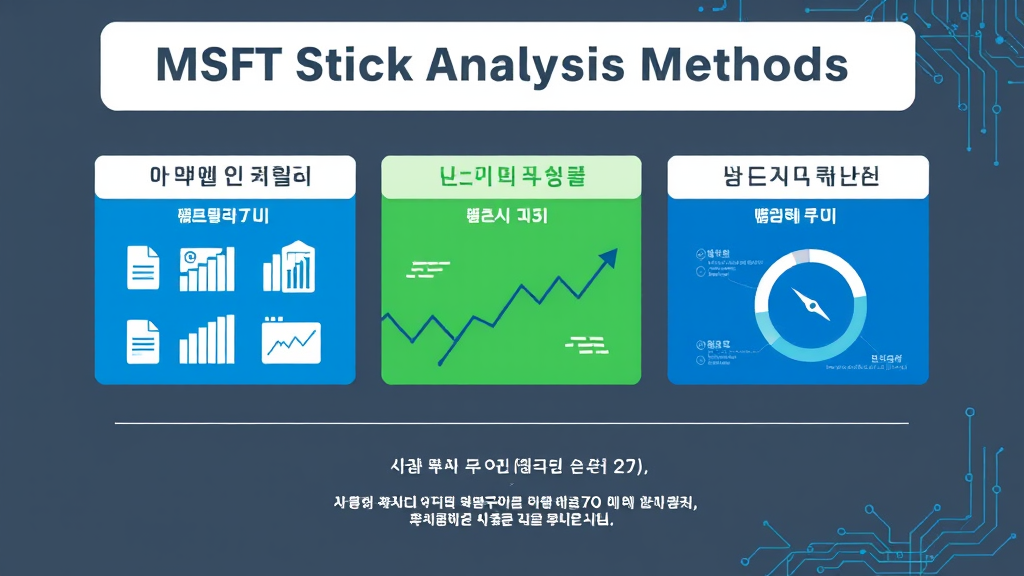 MSFT 주식 분석 방법